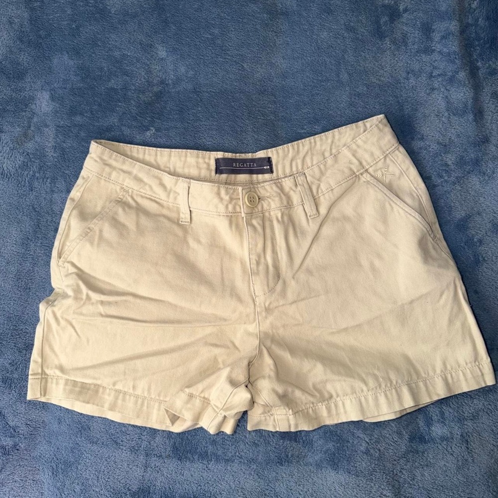 Regatta tan & cream shorts women size s